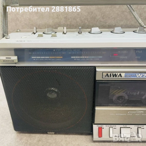 Aiwa CS-W7, снимка 2 - Радиокасетофони, транзистори - 52373097