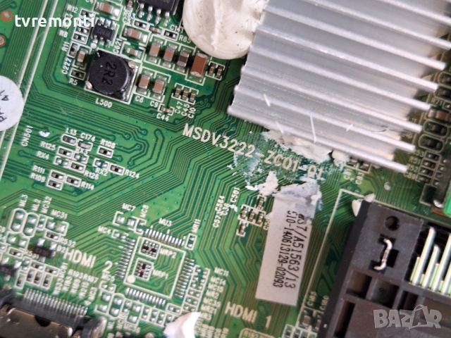 Main Board MSDV3222-ZC01-01 за 29-инчов телевизор Terris LED TV 2943, с дисплей V290BJ1-PE1, снимка 2 - Части и Платки - 51676941