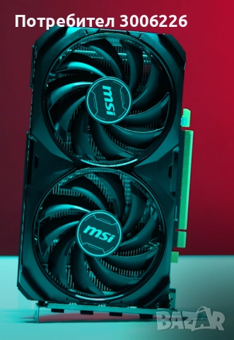 видеокарта MSI Ventus geforce RTX 4060 ti 16g