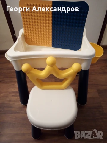 Детско столче с масичка здрава пластмаса, снимка 4 - Други - 51299249