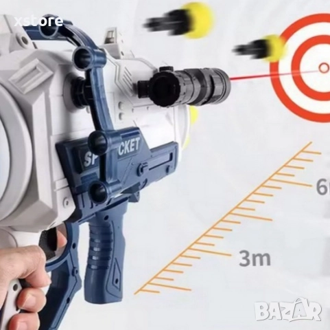 Детска играчка гранатомет с ефекти RPG, снимка 3 - Други - 52739510