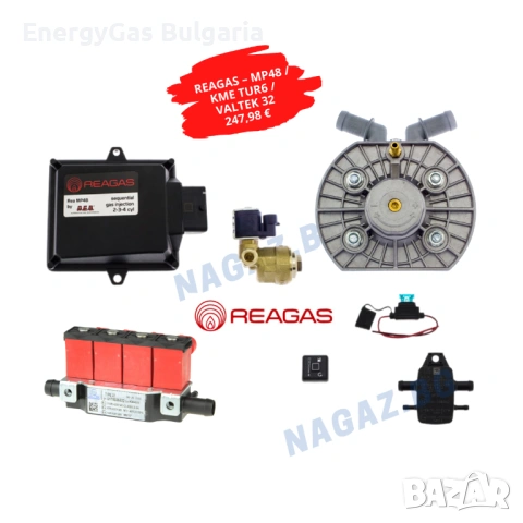 Газов инжекцион 4cyl. REAGAS 3-4 cyl./REAGAS 6,8 cyl./gazov injekcion, снимка 8 - Аксесоари и консумативи - 35845265