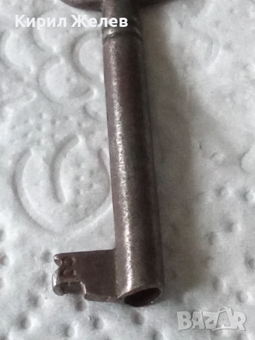 Стар ключ за врата 28409, снимка 6 - Антикварни и старинни предмети - 52580420