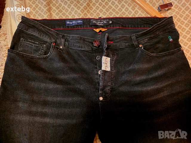 PHILIPP PLEIN оригинални мъжки дънки размер 40, снимка 7 - Дънки - 51280424