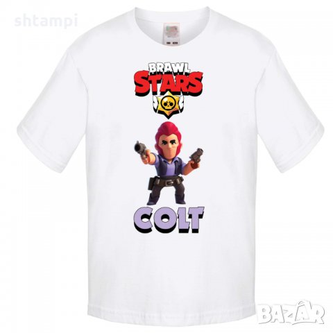 Детска тениска Colt 4 брол старс Brawl Stars, снимка 3 - Детски тениски и потници - 32920264