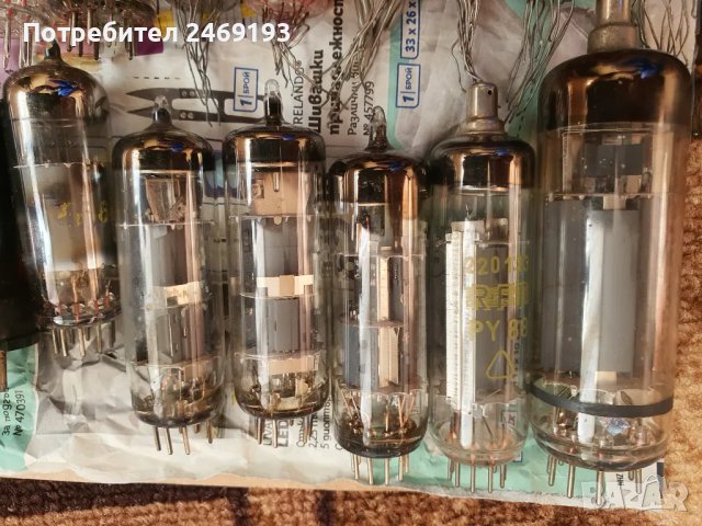 Радио лампи , снимка 3 - Друга електроника - 47731963