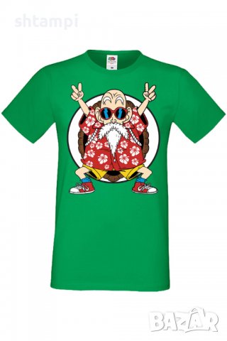 Мъжка тениска Dragon Ball Z Master Roshi,Анимация,игра,Празник,Повод,, снимка 5 - Тениски - 37878785