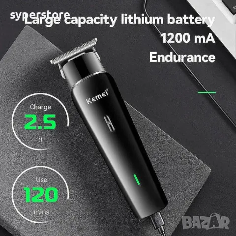 Машинка за подстригване Digital One SP01023 kemei km-1115, професионална безжична машинка за подстри, снимка 2 - Машинки за подстригване - 49462997