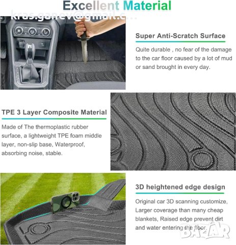 Dacia Sandero 3 III 2021 2022 2023 Подови стелки, снимка 3 - Части - 43087691