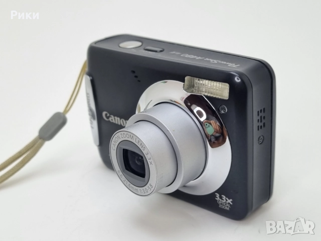 Canon Digital Camera PowerShot A480 10.0MP Black, снимка 6 - Фотоапарати - 52729637