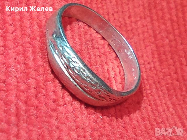 СРЕБЪРЕН ЛИСТОВИДЕН ДАМСКИ РЪЧНА РАБОТА ПРЪСТЕН СРЕБРО ВИСОКА ПРОБА СТАР ВИНТИДЖ РЕТРО СТИЛ 4102