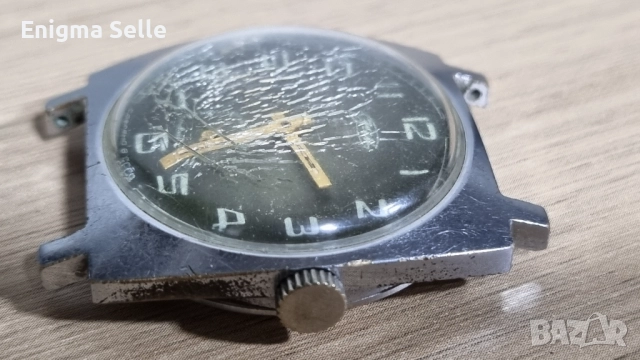 Винтидж съветски механичен ръчен часовник Zim, снимка 2 - Мъжки - 52975854