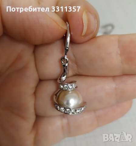 Комплект бижута, колие с висулка и обеци 18KRGP, снимка 2 - Бижутерийни комплекти - 43059404