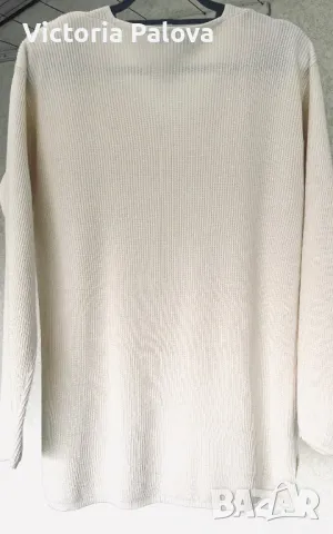 Блуза PRIMA PARTE ORIGINAL STYLE светъл беж, снимка 7 - Блузи с дълъг ръкав и пуловери - 48388806