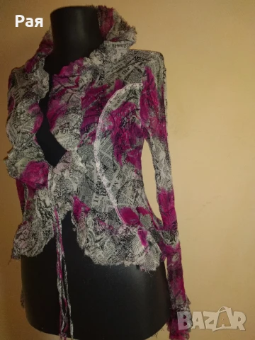 Елегантна риза/ блуза Eva Kayan, снимка 3 - Ризи - 50676931