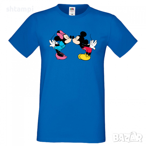 Мъжка тениска Mickey & Minnie 8 Подарък,Изненада,Рожден ден, снимка 2 - Тениски - 36575604