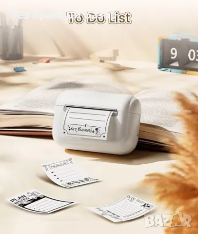 Нов Преносим стикер принтер Q02E с Bluetooth и хартия – за телефон печат, снимка 3 - Друга електроника - 49606051
