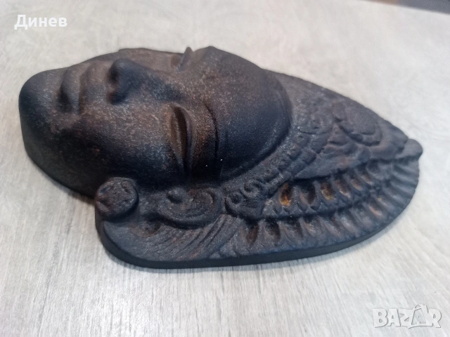 Масивно чугунено пано/лице (Бали стил) – 23х16 см, снимка 6 - Декорация за дома - 53445751