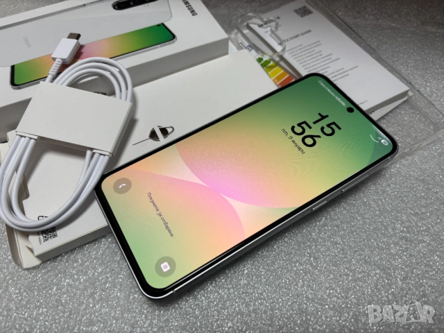 ПОРЪЧАН! НОВ!!! Samsung Galaxy A56 5G 128GB 8GB RAM Dual Awesome Lightgray, снимка 2 - Samsung - 53052296