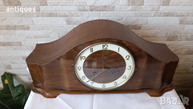 Стар каминен часовник - JUBA - Germany - Антика - 1965", снимка 2 - Антикварни и старинни предмети - 49900677