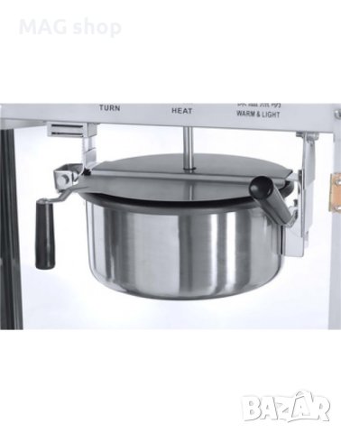 ПРОМО! Професионална машина за пуканки Popcorn ДВА РАЗМЕРА, снимка 4 - Обзавеждане на кухня - 43822852