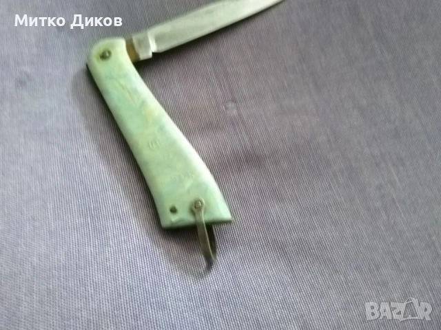 Старо ножче от соца руско без луфт 105х 81мм острие, снимка 4 - Ножове - 51093783