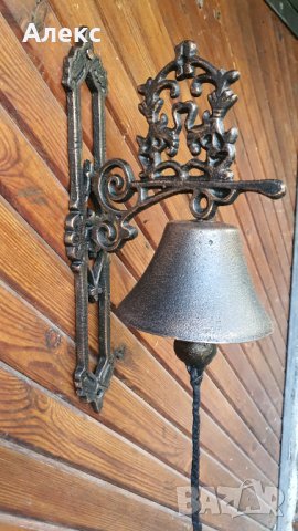 Голяма Чугунена камбана, със силен, ясен и кънтящ звън!, снимка 1 - Градински мебели, декорация  - 32856601