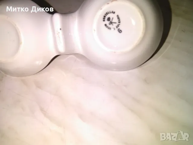 Солничка  от соца порцелан на Китка  Нови Пазар 170х70х51мм отлична, снимка 7 - Аксесоари за кухня - 49549094