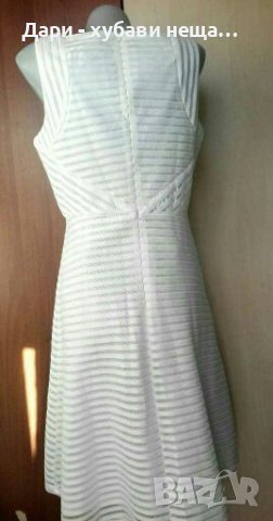 Бяла рокля за повод🍀❤M/L,L🍀арт.4248, снимка 3 - Рокли - 36826029