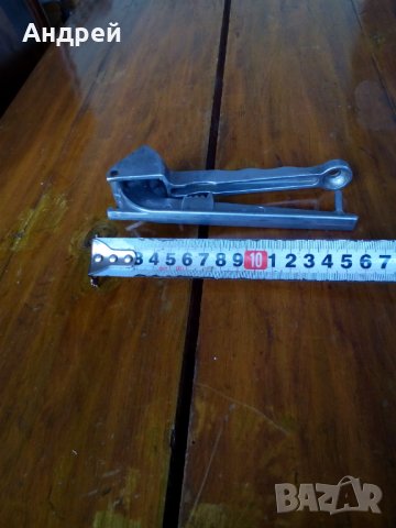 Стара алуминиева преса за чесън #2, снимка 3 - Други ценни предмети - 27452902