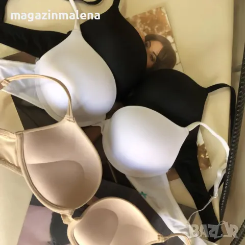 Infiore 70B,75B,80B черен супер пуш-ъп сутиен +2РАЗМЕРА двойни гел подплънки Инфиоре, снимка 2 - Бельо - 23690285