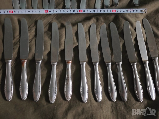 Продавам прибори за храна Smalcalda Rostfrei ГДР, снимка 5 - Прибори за хранене, готвене и сервиране - 52559384