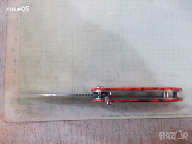 Нож сгъваем полуавтоматичен, снимка 6 - Ножове - 28147596