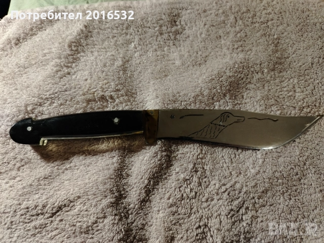 Продавам Стар ловен нож, снимка 3 - Ножове - 52931174