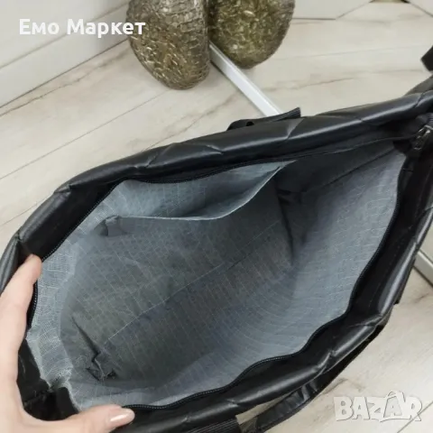 Дамска капитонирана чанта от еко к. - супер удобна подходяща за ежедневието, снимка 13 - Чанти - 49505540