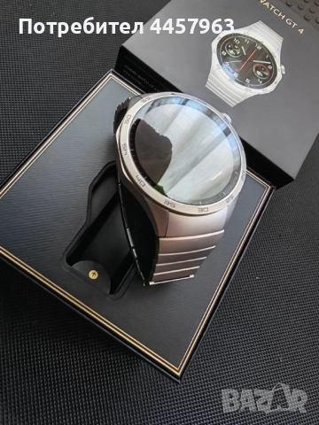Huawei Watch GT4 GREY Stainless Steel Strap 46 MM, снимка 2 - Смарт часовници - 52261152