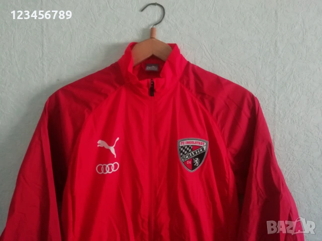 FC Ingolstadt Schanzer Audi Puma оригинално ново яке горнище Инголщат Пума ветровка , снимка 4 - Спортни дрехи, екипи - 53156479