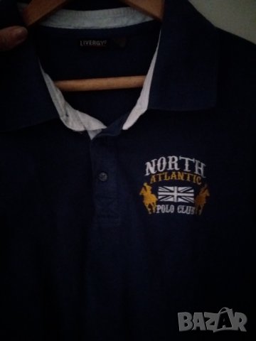 Мъжка блуза LIVERGY - North Atlanтic Polo club - синя , снимка 3 - Блузи - 32661668