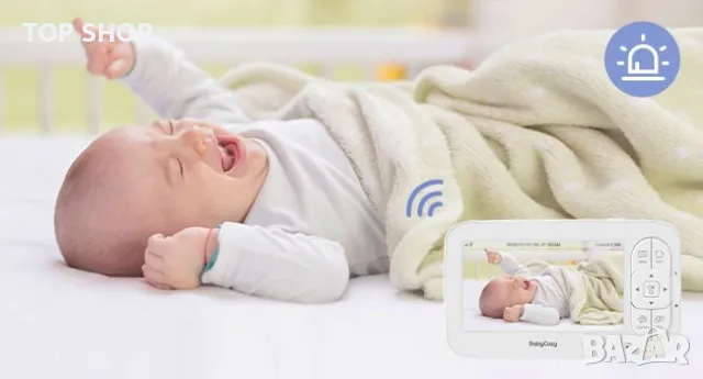 Babycozy Video Бебефон с камера и аудио 5" 720P дисплей 5000mAh, снимка 7 - Бебефони - 48938457