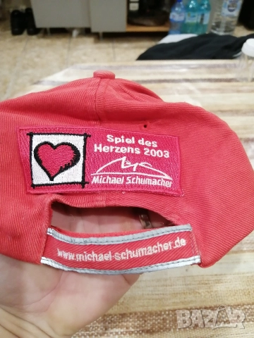 Шапка Михаел Шумахер / Michael Schumacher Ferrari, снимка 2 - Шапки - 52875903