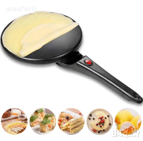 🥞 Електрически Тиган за Палачинки SOKANY SK-5208 – Потапящ, 650W, Незалепващо Покритие, снимка 2 - Съдове за готвене - 52560585