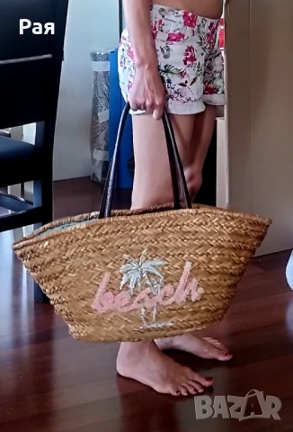 Плажна чанта тип кошница , снимка 9 - Чанти - 50939182