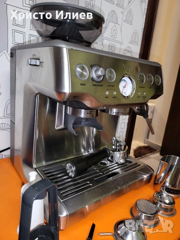 Еспресо машина SAGE Barista Express Кафемашина с кафемелачка, снимка 5 - Кафемашини - 53463298