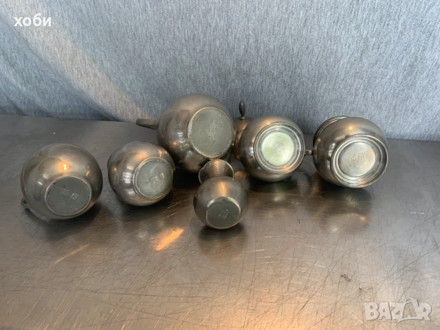  лот съдове  калаени изделия,  , снимка 7 - Антикварни и старинни предмети - 51421507