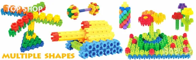 STEM Building blocks toy конструктор 300 части  , снимка 9 - Конструктори - 48507706