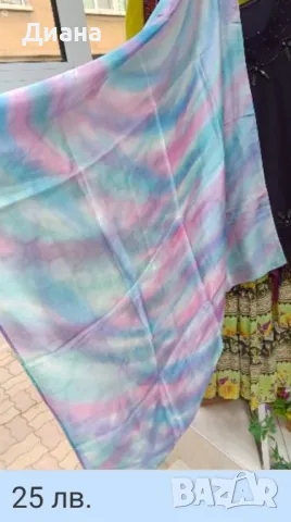 Дамски шалове-рисувана коприна, снимка 17 - Шалове - 49104104