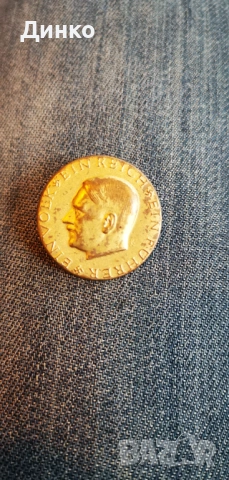 Немска значка с Адолф Хитлер оригинал. , снимка 2 - Колекции - 53524490