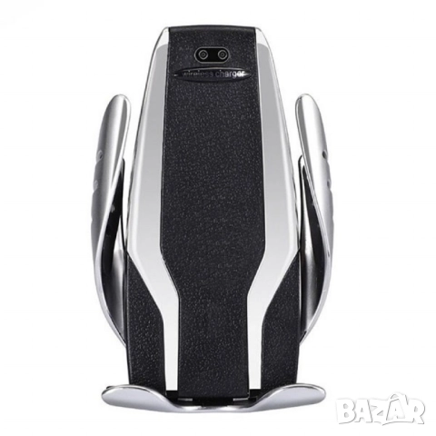 Поставка за телефон с вградено безжично зарядно за кола