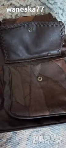 Дамска чанта/раница - естествена кожа , снимка 5 - Раници - 48422406