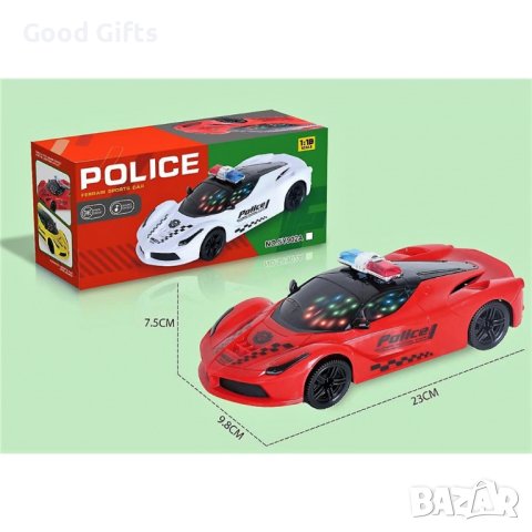 Музикална Полицейска кола със светлини